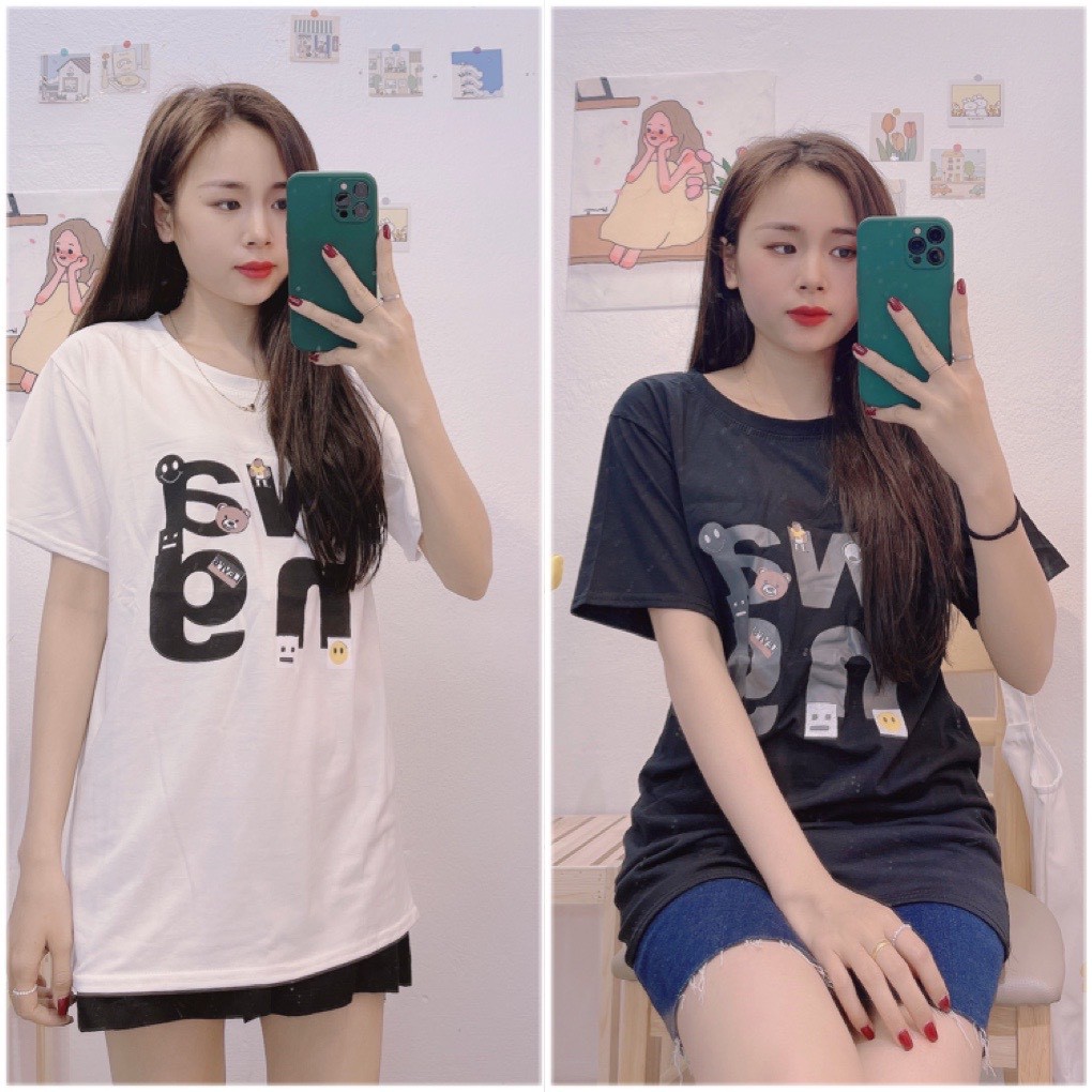 [FreeShip] Áo Phông Nữ, Áo Thun Nữ Chất Cotton Siêu Mát Hàng QC loại1