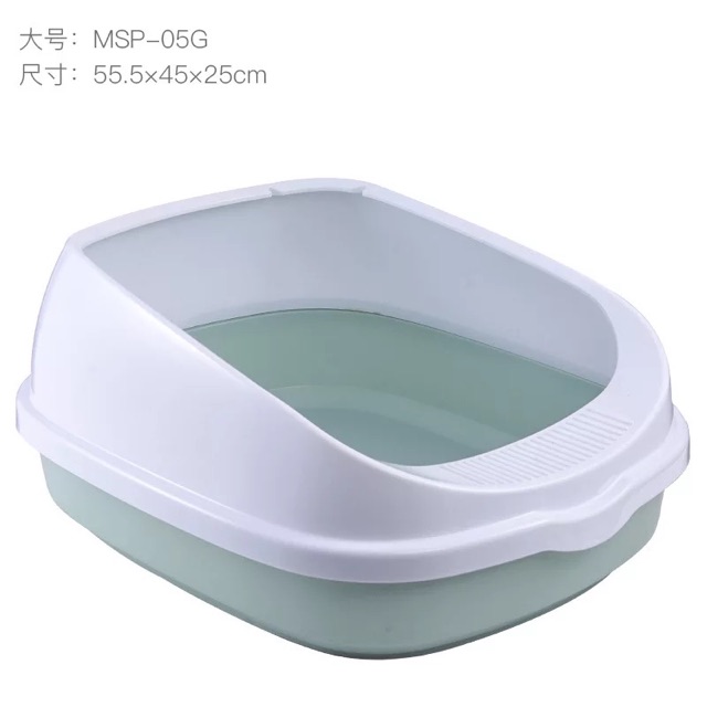 (Loại cao và thấp) Chậu cát cho mèo mẫu đẹp kèm theo xẻng xúc cát