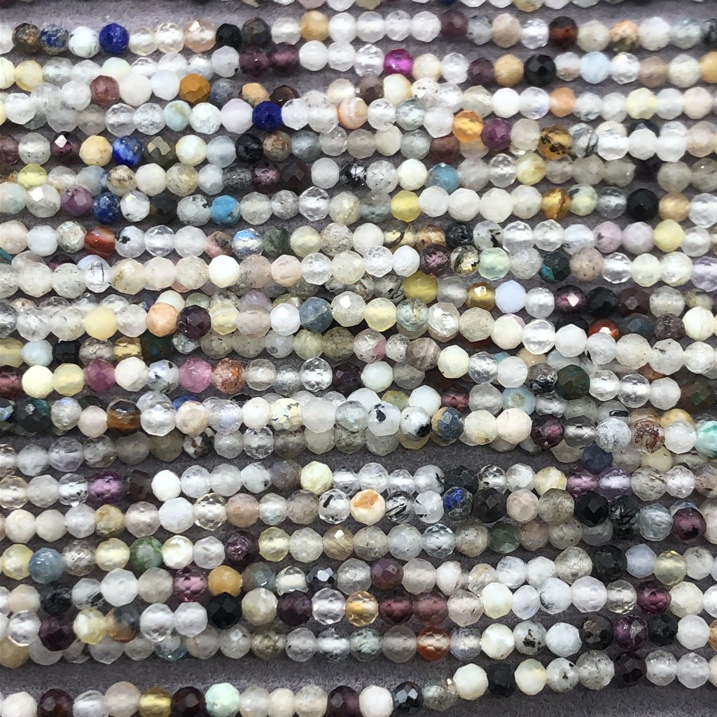 Chuỗi Hạt Đá Thạch Anh Tự Nhiên 2 / 3 / 4mm