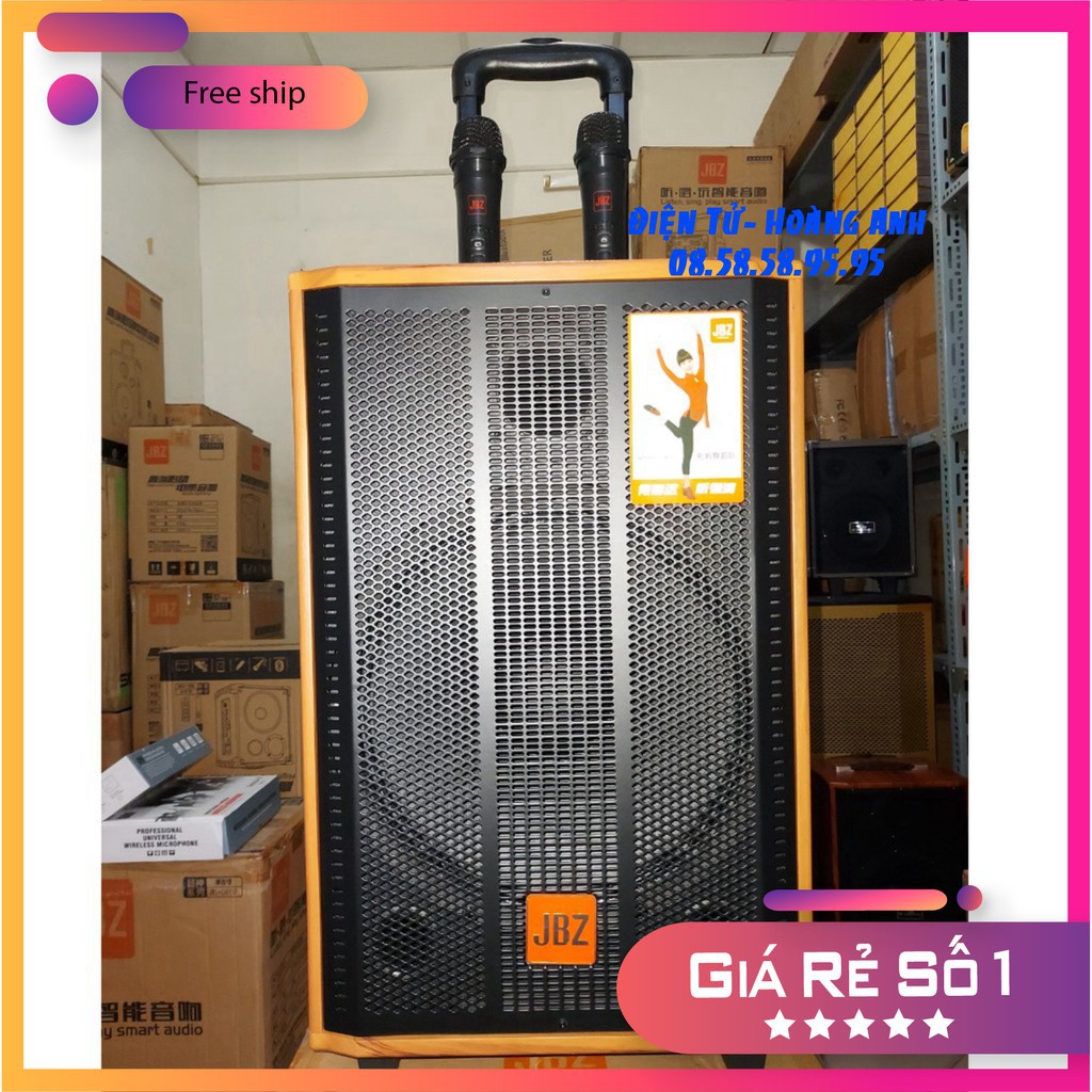 [Mã ELHACE giảm 4% đơn 300K] Loa kéo Jbz - J9 + 2 micro không dây(J6 - J7 - J8) ... mẫu mới 4