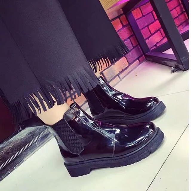 (Order) sz 35-40 boots cổ thấp phối chun basic