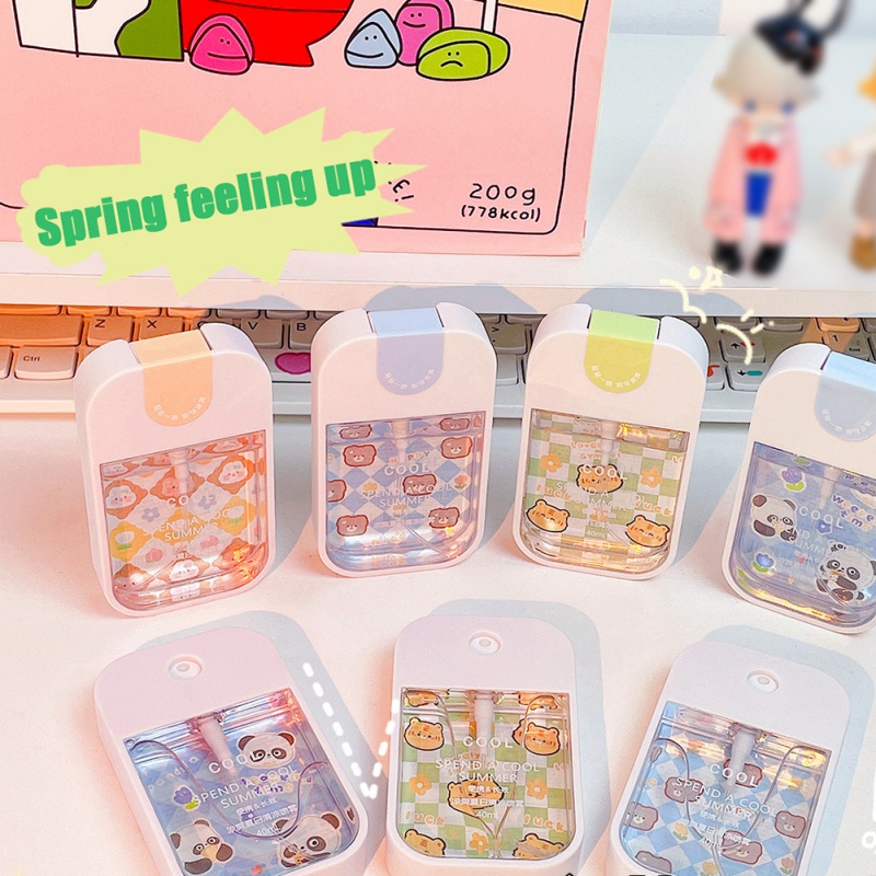 Bình Xịt Làm Mát Họa Tiết Hoạt Hình Dễ Thương Tiện Dụng Cho Mùa Hè