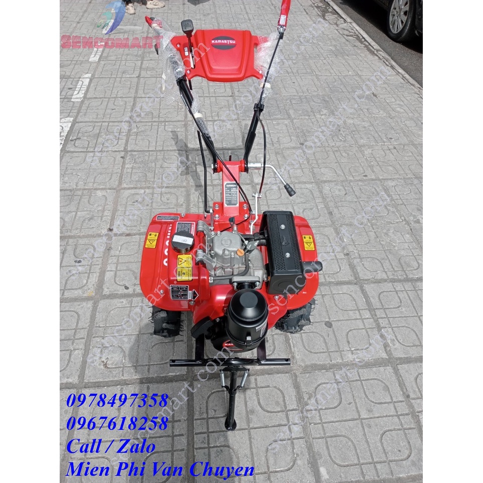 Máy xới đất mini chạy dầu, có thể lắp thêm tất cả phụ kiện