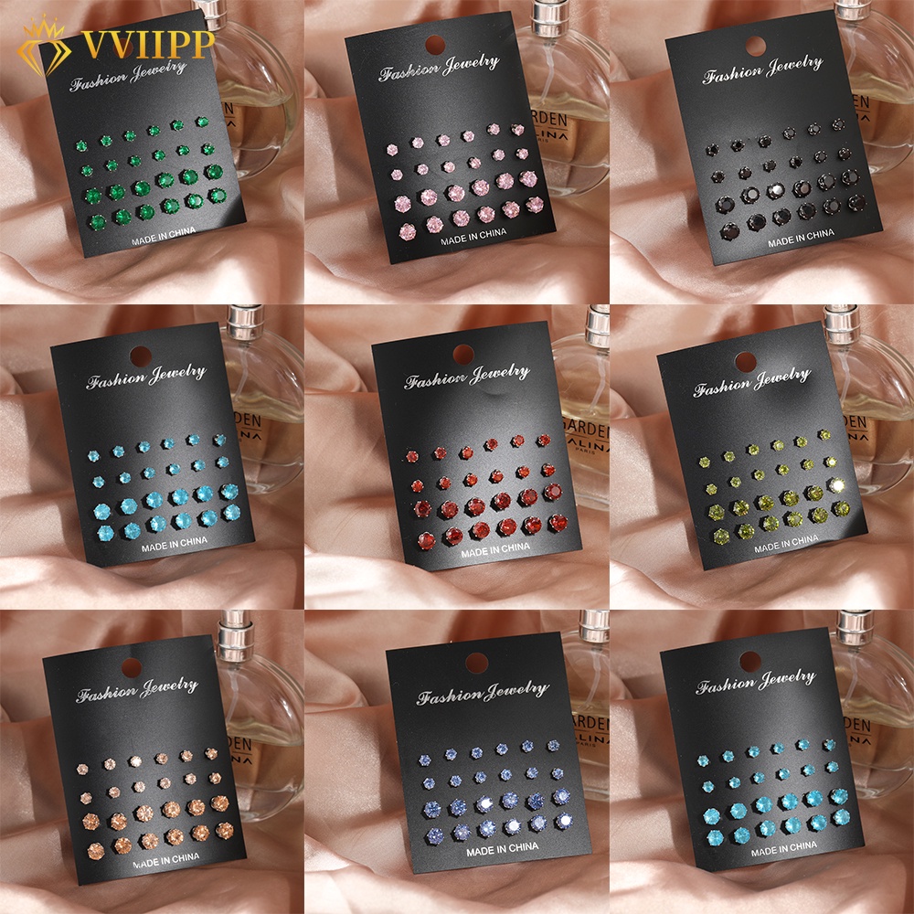 Set 24 Bông Tai Thời Trang Nữ Tính