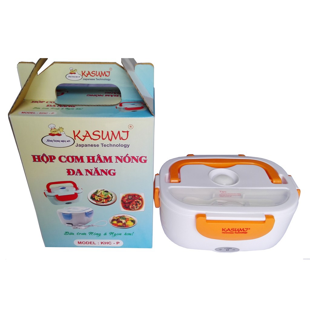 [ SALE SẬP SÀN ] HỘP HÂM NÓNG CƠM ĐA NĂNG KASUMI KHC-I RUỘT INOX Loại Tốt