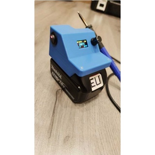 Vỏ nhựa trạm hàn hakko t12 oled dùng pin makita 18v in 3d đặc 30%