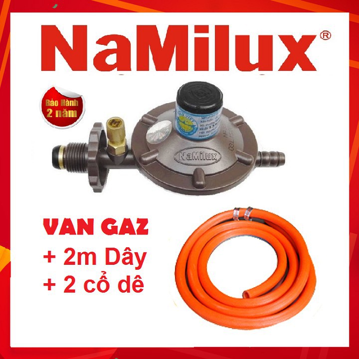 Bếp Gas Đôi Namilux NA-590FM- Mặt men+ Bộ van dây - HÀNG CHÍNH HÃNG - BẢO HÀNH 24 THÁNG