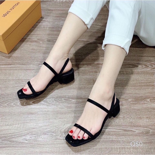 Sandal quai mảnh 2p