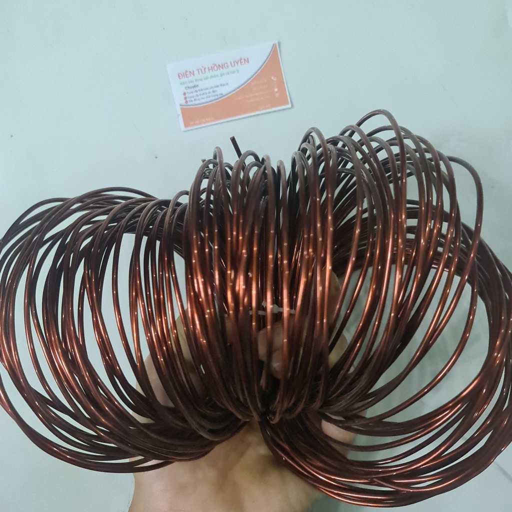 Dây đồng 1,8mm . Dây đồng quấn biến áp, bọc emay cách điện. Dây đồng 1.8 mm