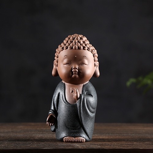 Tượng như lai ADIDA cỡ nhỏ đứng tịnh tâm- Tượng bàn trà