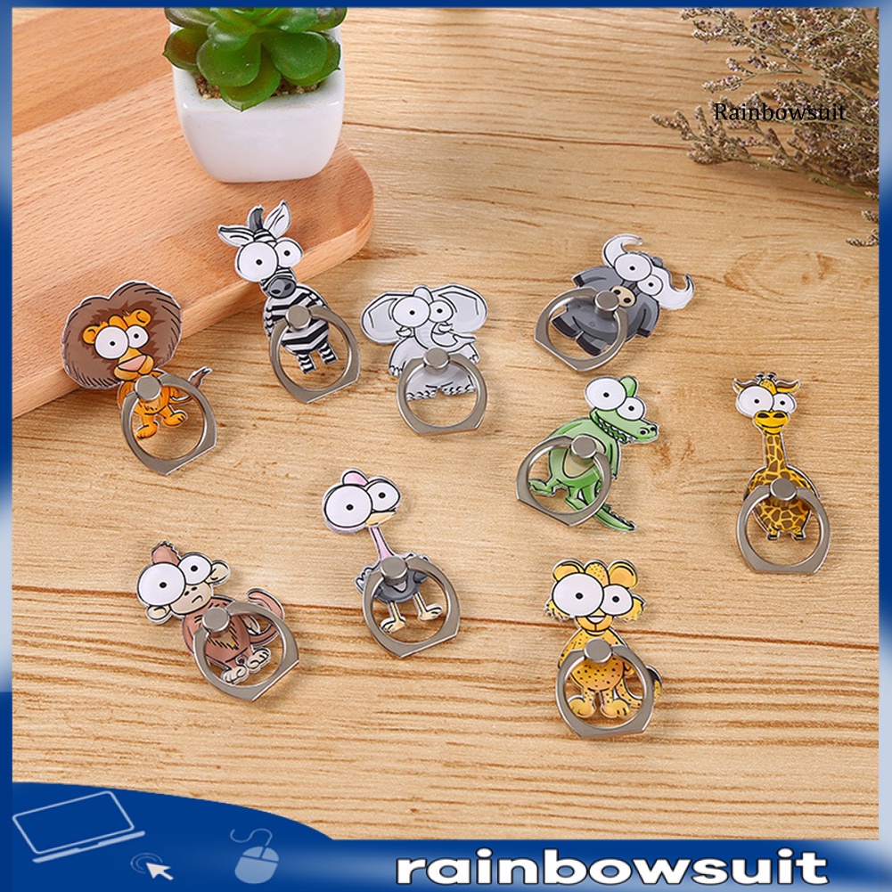 Nhẫn Móc Ngón Tay Giữ Điện Thoại Họa Tiết Hoạt Hình Đáng Yêu