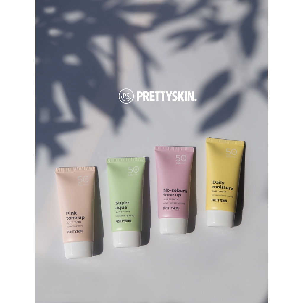 Kem Chống Nắng Prettyskin nâng tone trắng hồng  Pink Tone Up  70ml
