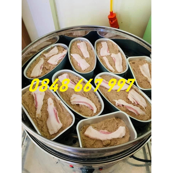 Bộ hấp xửng bằng điện size 40-47-52CM, 1-2-3 tầng Inox 304, hấp bánh bao, hấp xôi, pate, hải sản, nem lụi...