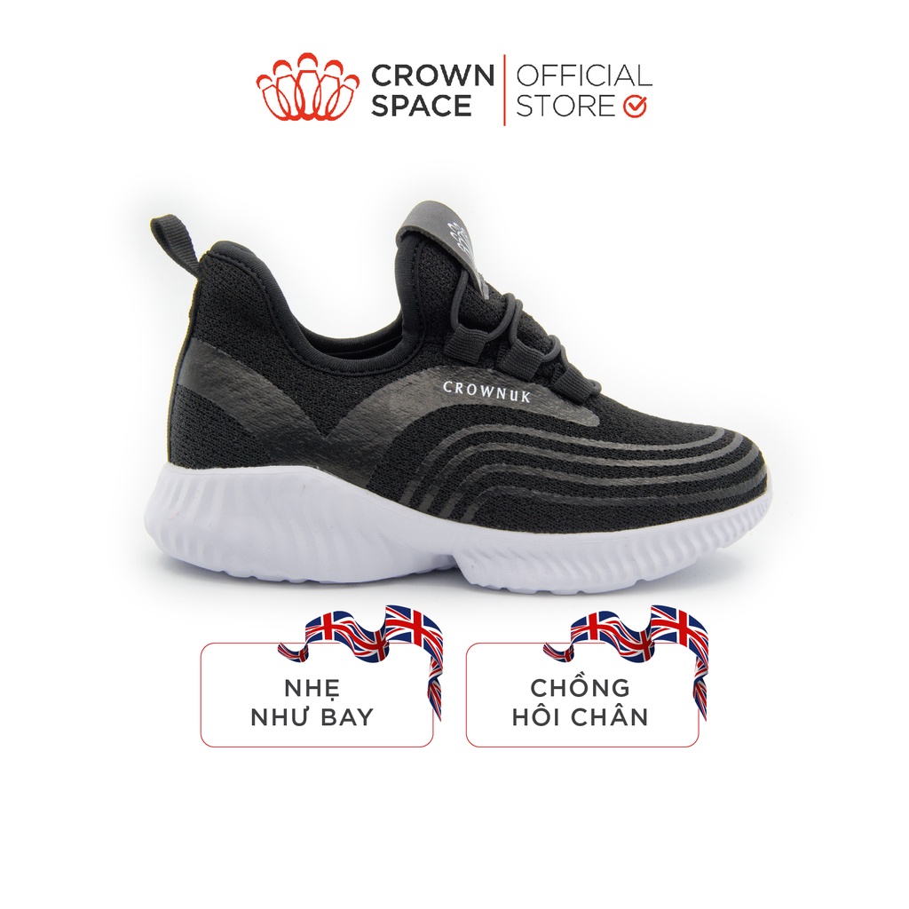 Giày Thể Thao Bé Trai Đi Học Đi Chơi Siêu Nhẹ Crown Space Sport Shoes PHIÊN BẢN CAO CẤP PREMIUM CRUK8028 Size 28-37