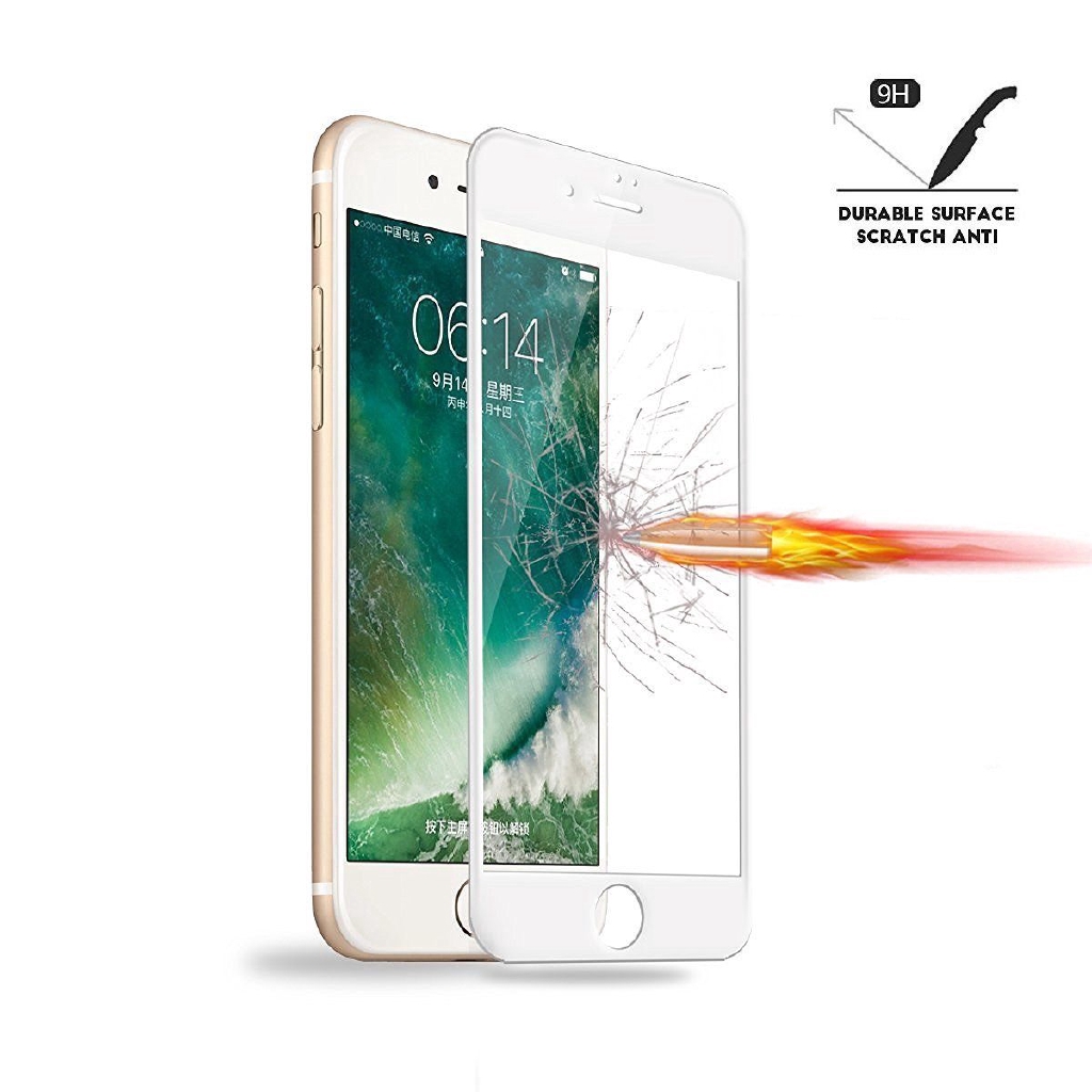 Kính cường lực mềm bảo vệ toàn màn hình cho  Compatible For iPhone 8 / 7 / 6 / 6S Plus