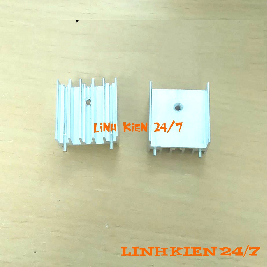 Đế Tản Nhiệt Nhôm 25x25mm dùng tản nhiệt cho các loại Chip hoặc IC