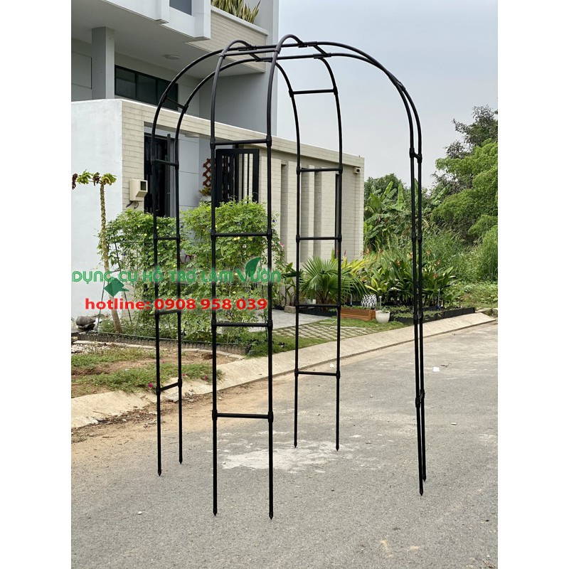 Cổng cho hoa hồng leo của Nhật kích thước cao 200cm rộng 150cm sản phẩm chất lượng dùng từ 5 năm