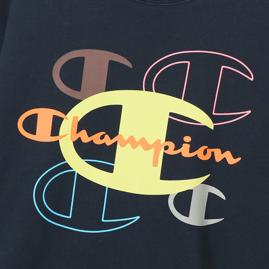 Áo Hoodie Champion JP C Graph Crew (A/M) Màu Navy CMPC3U018NVY