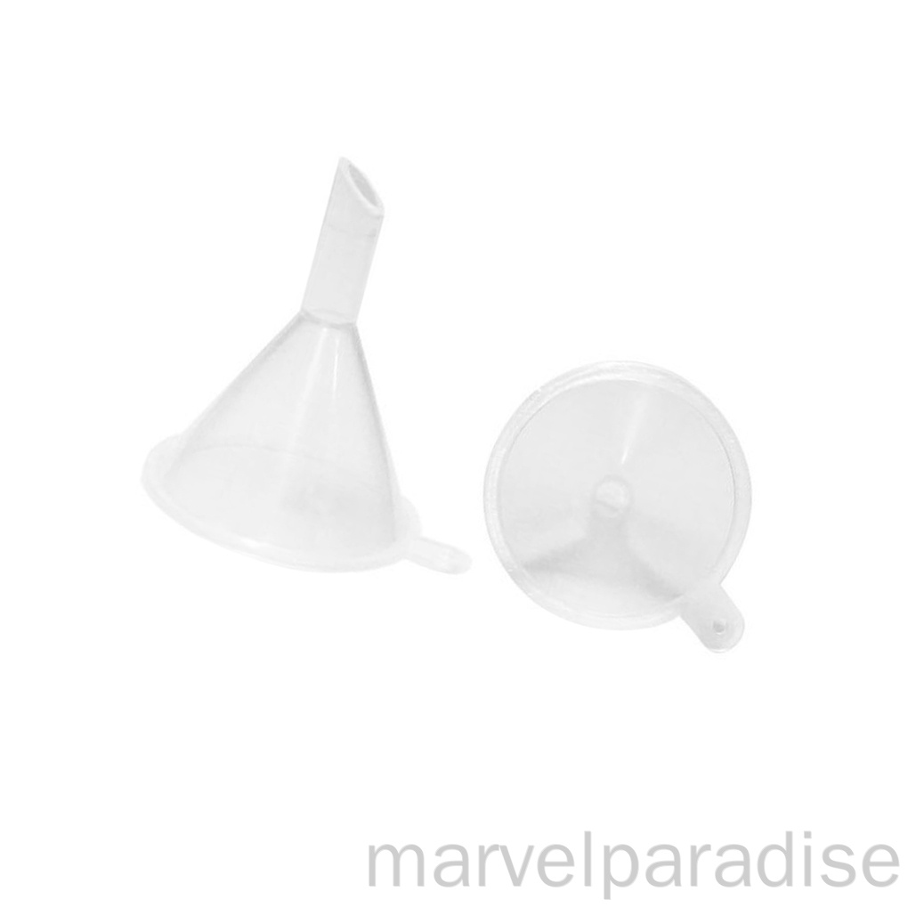 Set 3 phễu hình tam giác bằng nhựa mini có thể tái sử dụng dùng cho phòng thí nghiệm