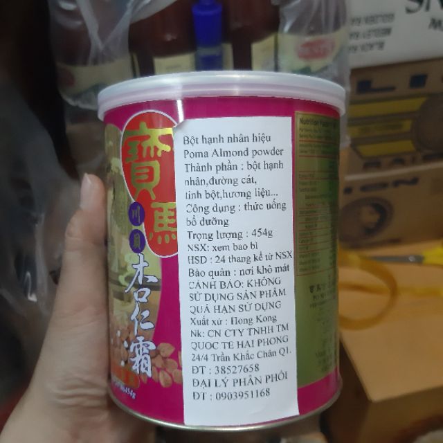 Bột Hạnh Nhân Hong Kong Poma Alomd power