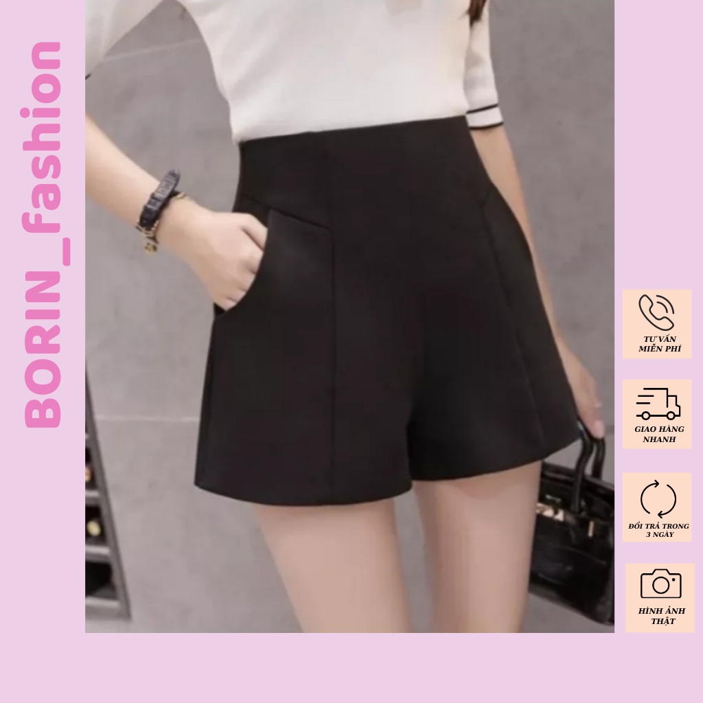 Quần Short Nữ Cạp Cao Đẹp Thời Trang