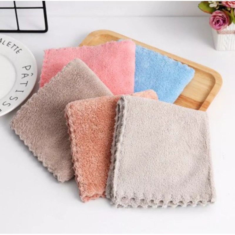 Khăn lau 30x30cm đa năng, tiện lợi, thấm hút nước tốt