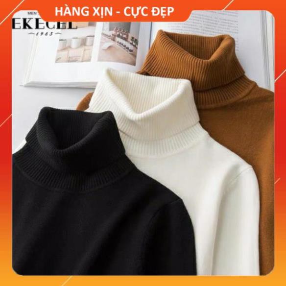 - Áo len nam cổ lọ TOMMY STORE mẫu mới nhất 2020 AL59 - Hàng cao cấp