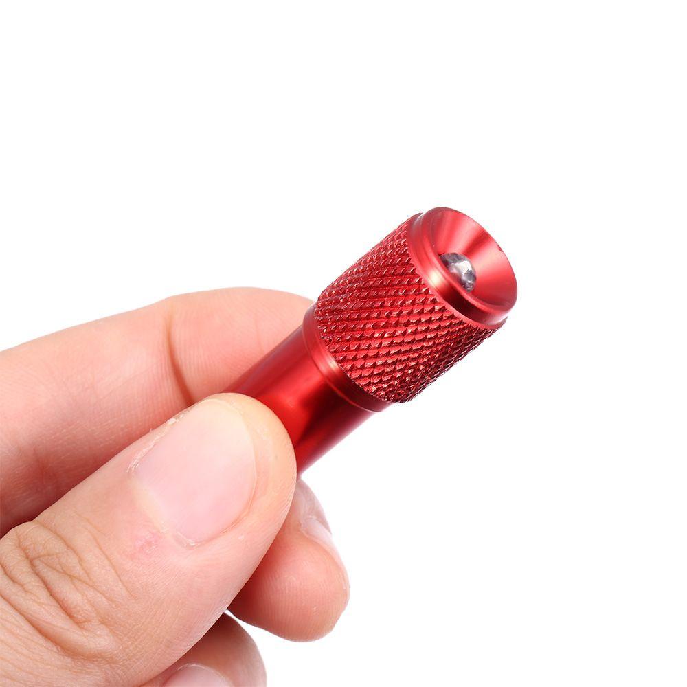 ☆Yola☆ Đèn Pin LED Mini Chống Thấm Nước Nhiều Màu Sắc Tiện Dụng Dùng Khi Đi Cắm Trại