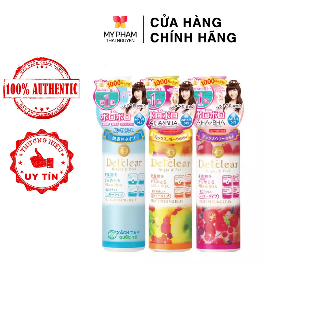 [CHÍNH HÃNG - KÈM BILL] - Tẩy tế bào chết Detclear Nhật Bản 180ml