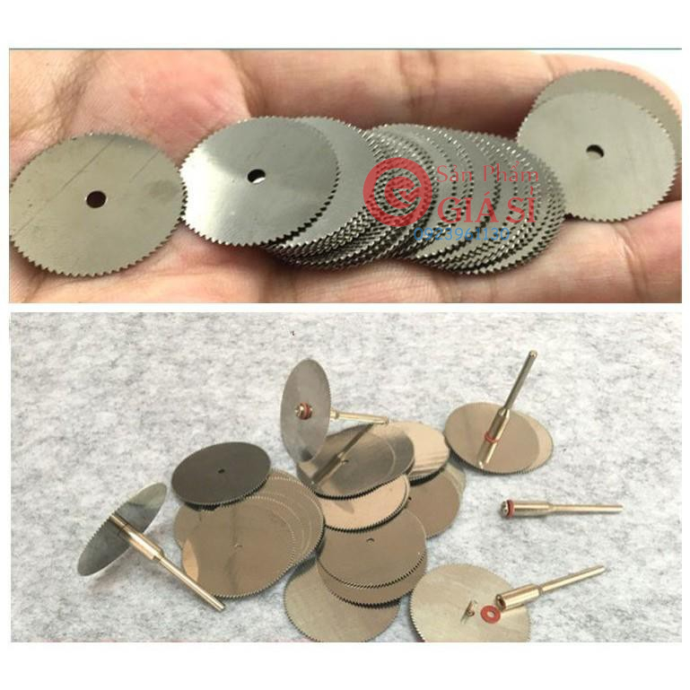 Bộ 12 Lưỡi cắt răng cưa 25mm ( cán 2pcs, Lưỡi cắt răng cưa 10pcs ) ❤️freeship❤️