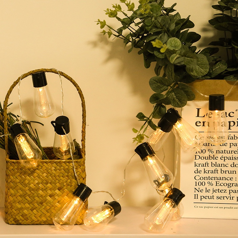 Dây Đèn LED Trang Trí Bóng Đèn Năng Lượng Mặt Trời