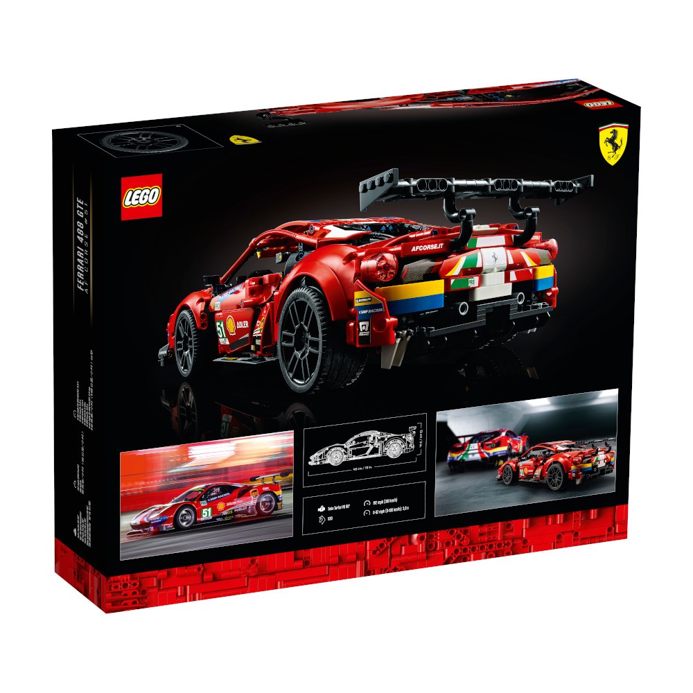 LEGO TECHNIC 42125 Siêu Xe Ferrari 488 GTE ( 1677 Chi tiết)