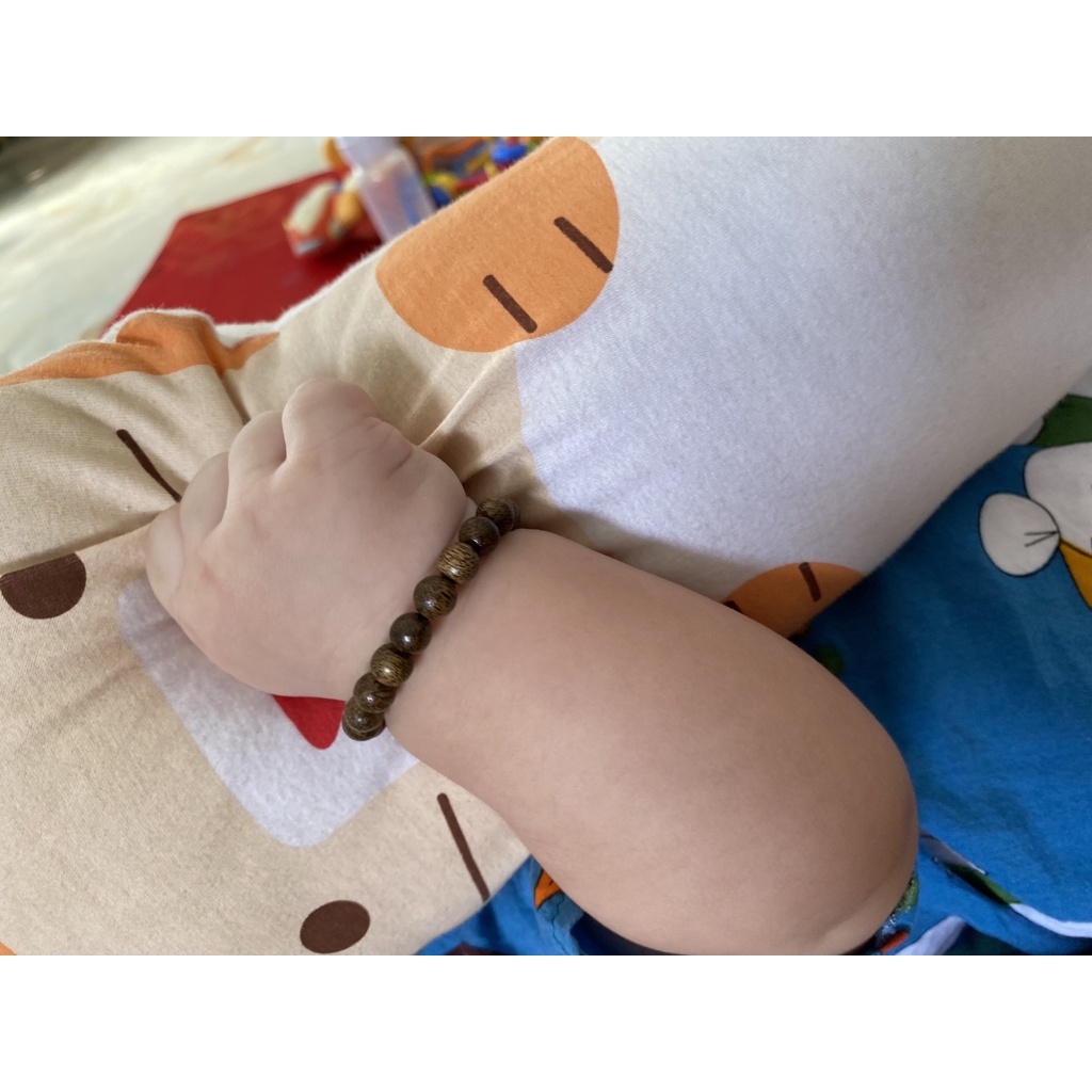 VÒNG TAY TRẦM HƯƠNG CHO BÉ - GIÚP BÉ NGỦ NGON