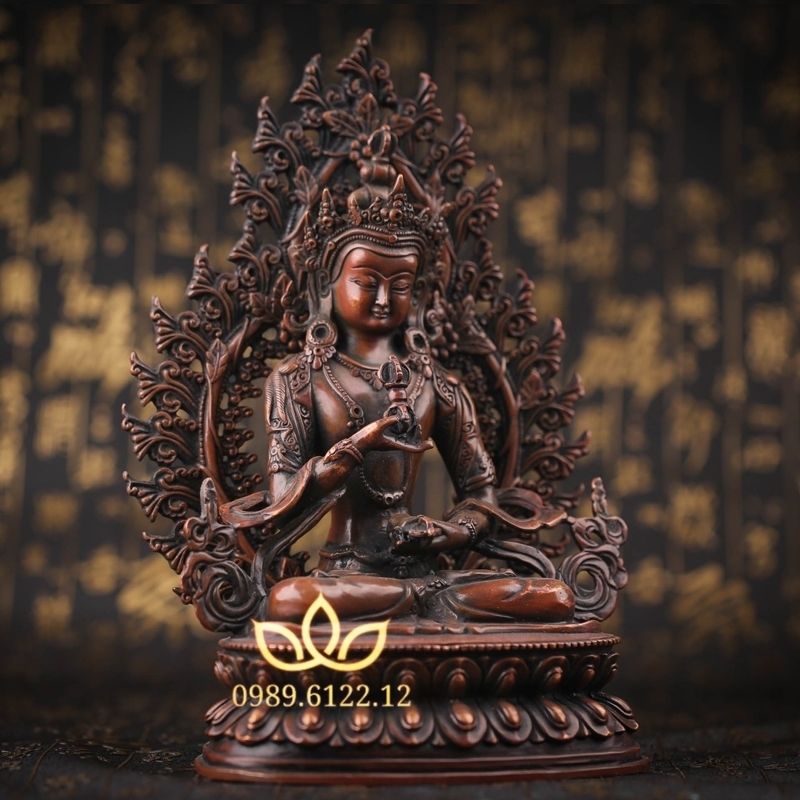 Bồ Tát Kim Cang Tát Đỏa tượng mật tông đồng đỏ