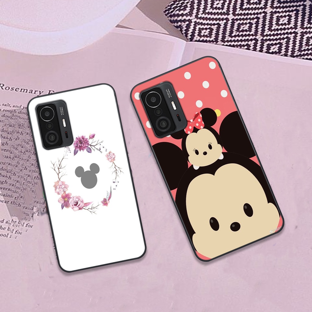 Ốp lưng Xiaomi MI 11T 5G / MI 11T Pro 5G cú và chuột mickey đáng yêu siêu đẹp. Vỏ lưng Xiaomi chính hãng giá rẻ