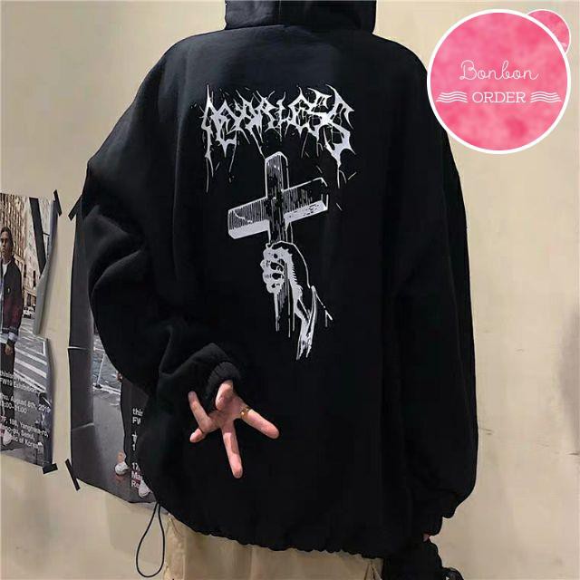 ÁO HOODIE ULZZANG HÌNH THÁNH GIÁ ĐỘC | BigBuy360 - bigbuy360.vn