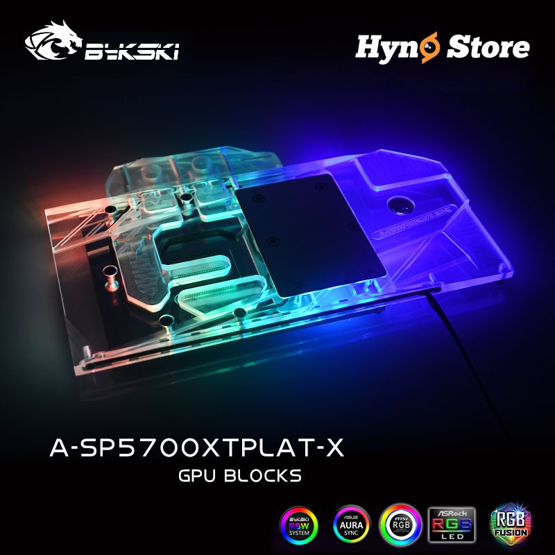 Block VGA, GPU Bykski chính hãng A SP5700XTPLAT X (Sapphire Radeon RX 5700 XT Nitro)