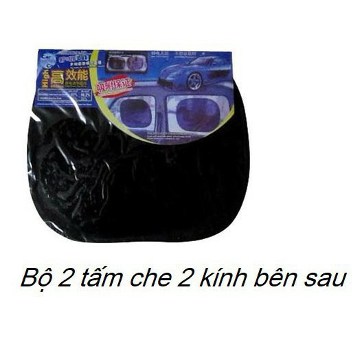 [FREESHIP]Bộ 4 tấm che nắng cao su non cửa bên ô tô, xe hơi - Tự hút không cần đế hích