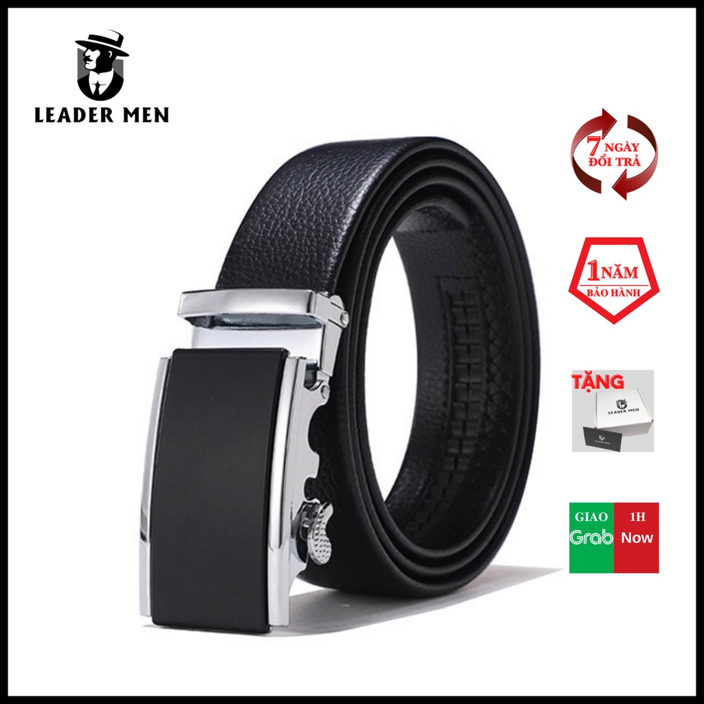 Thắt Lưng Da Nam LMEN-11 Chất Liệu Da Cao Cấp Khóa Tự Động - Dây Nịt Da Nam Thời Trang Kiểu Dáng Sang Trọng - LeaderMen