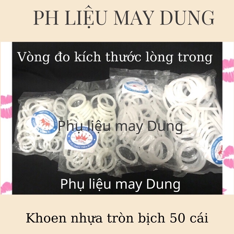 Khoen màn nhựa tròn 1 bịch 50 cái