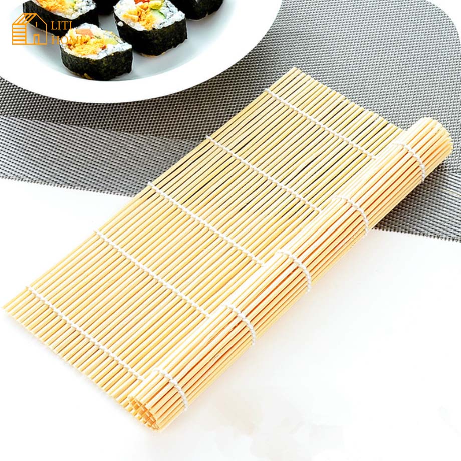 [FREESHIP] Mành tre, chiếu tre cuốn sushi kimbap kích thước 23 x 23 cm - Đồ gia dụng nhà bếp