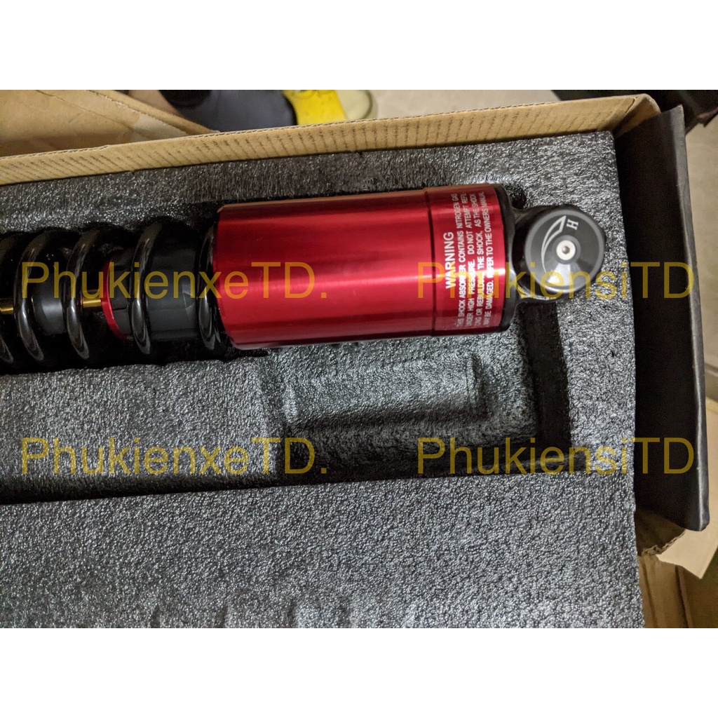 Phuộc sau Nitron RCB lắp Vario Mio ultimo Sh mode Vision mới Janus Scoopy Grande Luvias Lead mới....
