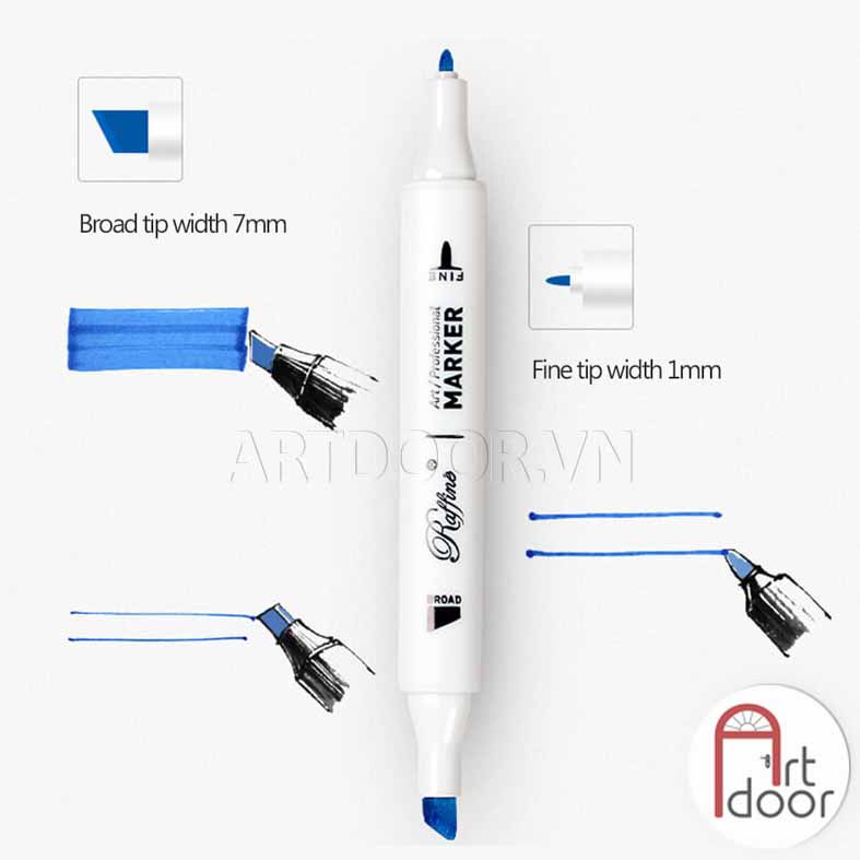 [ARTDOOR] Bộ bút Marker MARCO RAFFINE 30 màu