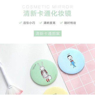 Gương mini Hàn Quốc dễ thương nhỏ gọn