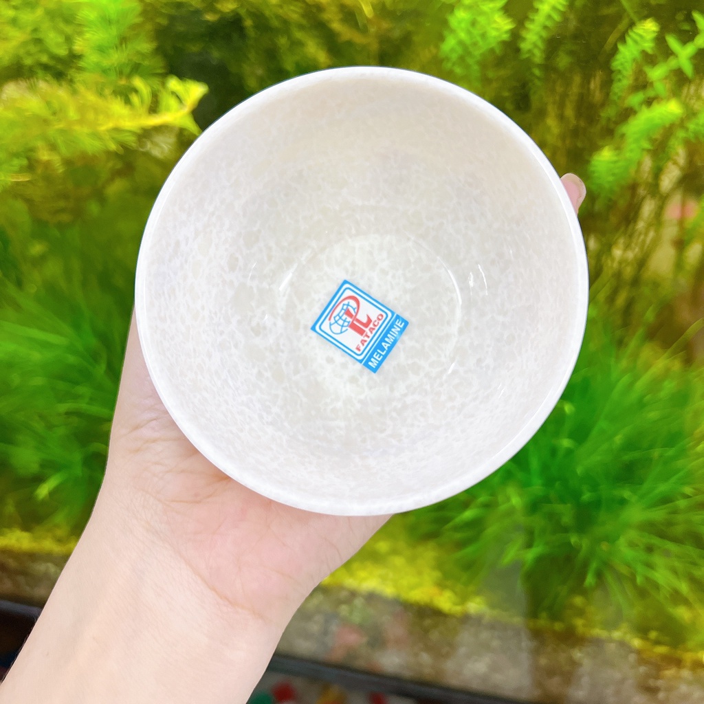 Chén nhỏ (CO09) nhựa Melamine Vân Đá Trắng - Chén chè nhỏ size Ø9 x 5 cm nhựa Melamine Fataco (CO09)