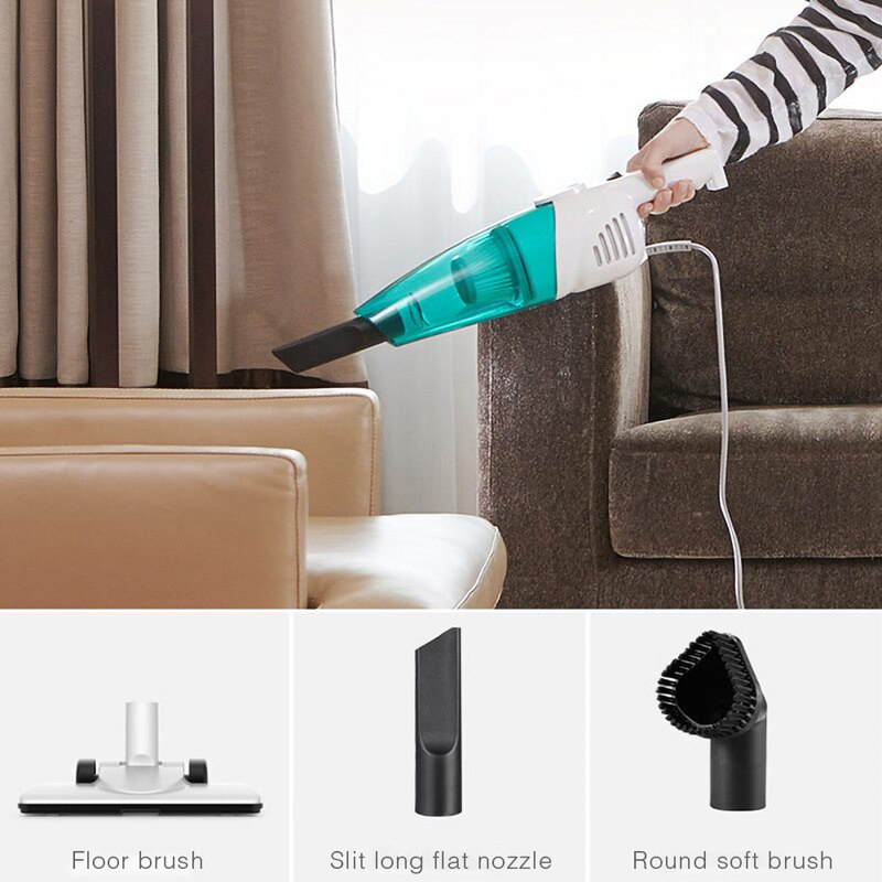 Máy hút bụi Xiaomi Deerma cầm tay mini Vacuum Cleaner DX118C (Xanh) - HAPOS phân phối