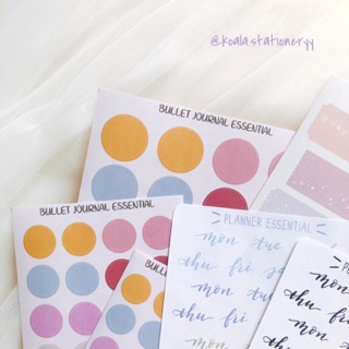 Bullet Journal Sticker - Combo sticker “Essentials”