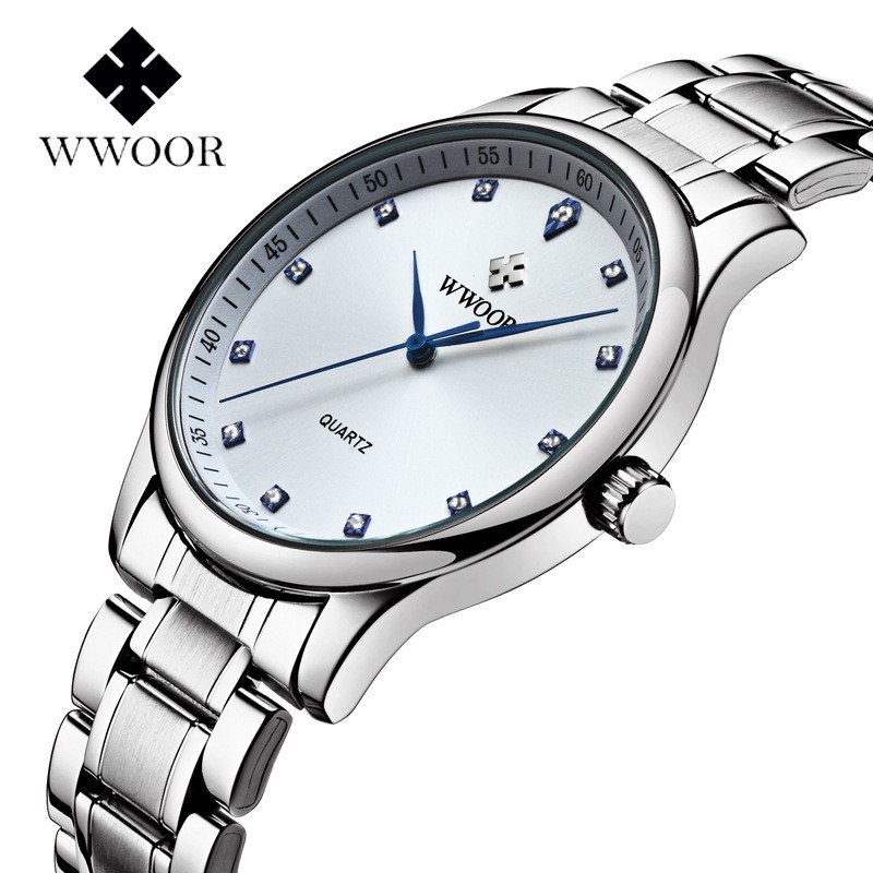 ĐỒNG HỒ NAM WWOO 8012, MẪU  MÃ SANG TRỌNG, BẢO HÀNH 1 NĂM