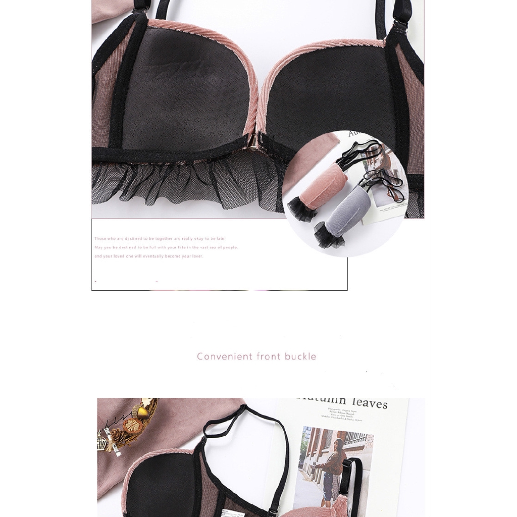 Bộ đồ lót / Áo lót chống chảy xệ thiết kế không hằn đường may phong cách quyến rũ dành cho nữ | BigBuy360 - bigbuy360.vn