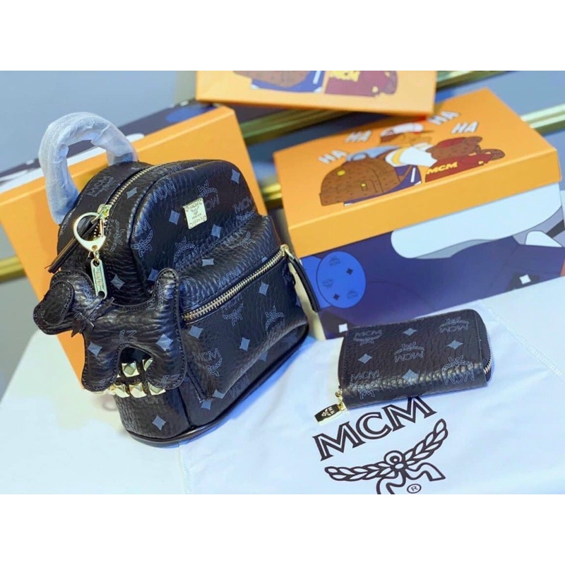 Set balo mcm full box hàng Quảng Châu size mini kèm ảnh thật